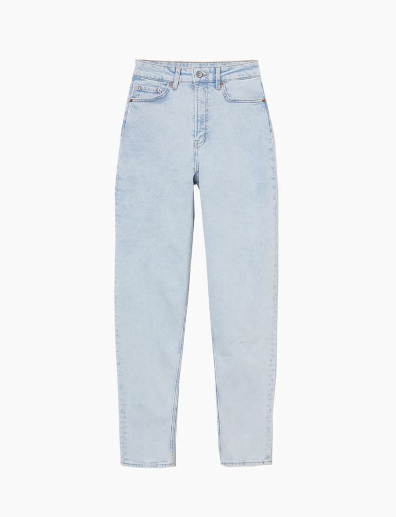 High Ankle Jeans-Light Blue-L